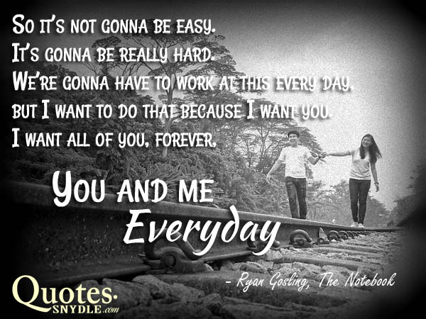 the notebook love quotes for her Ultimate Love Quotes For Her
