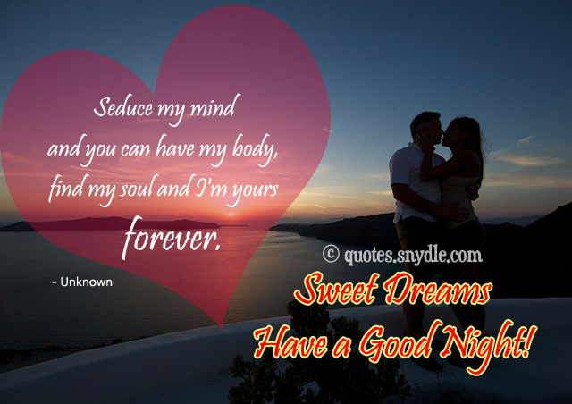 Sweet Goodnight Love Quotes And Sayings with Images