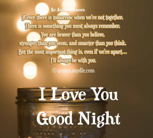 How To Tell A Girl You Love Goodnight