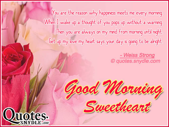 Sweet Good Morning Quotes, Good Morning Quotes FunStoc