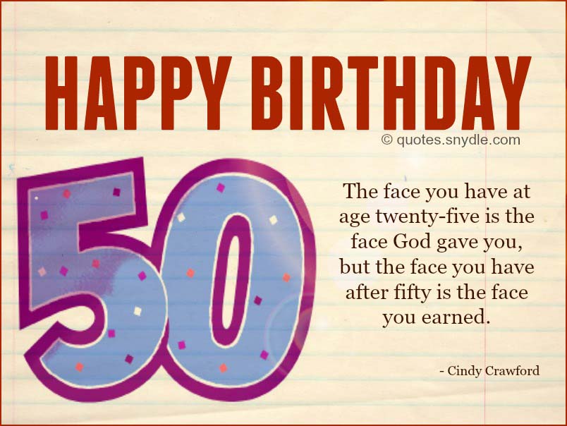 50th Birthday Quotes - Quotes and Sayings