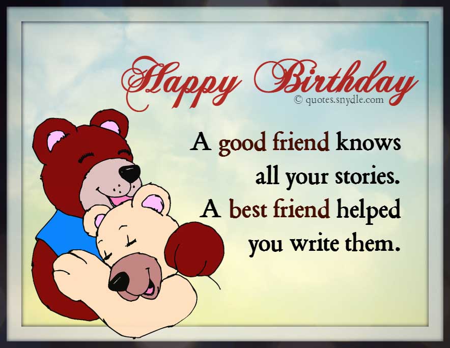 Best Friend Quotes Happy Birthday