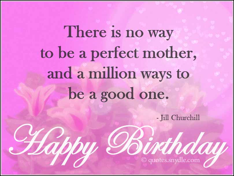 Short Birthday Quotes Mum Mom 49