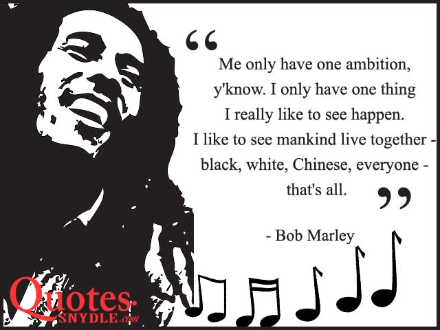 bob marley quotes about peace