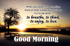 Inspirational Good Morning Quotes With Picture – Quotes and Sayings