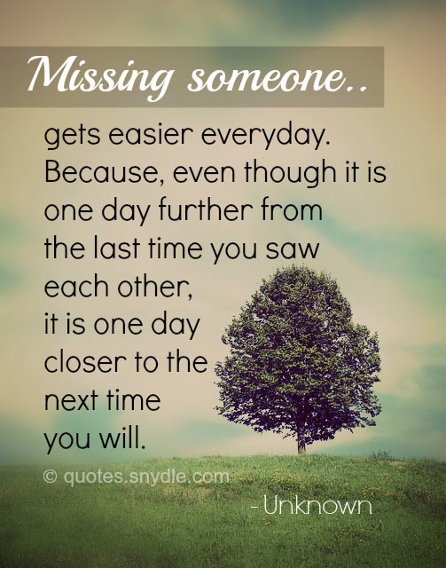 Quotes about Missing Someone with Image – Quotes and Sayings