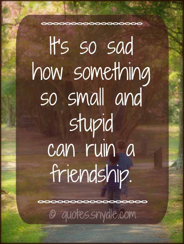 Download quotes friendship sad PNG