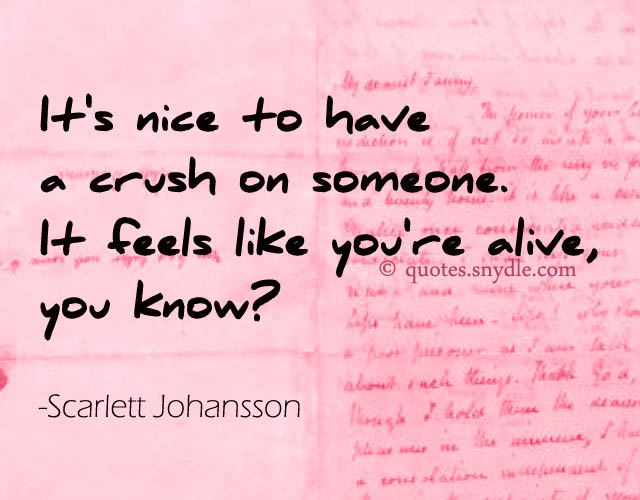 Crush Quotes and Sayings.