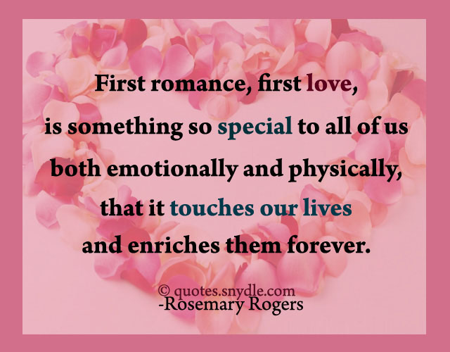 Beautiful First Love Quotes and Sayings with Picture Quotes and Sayings