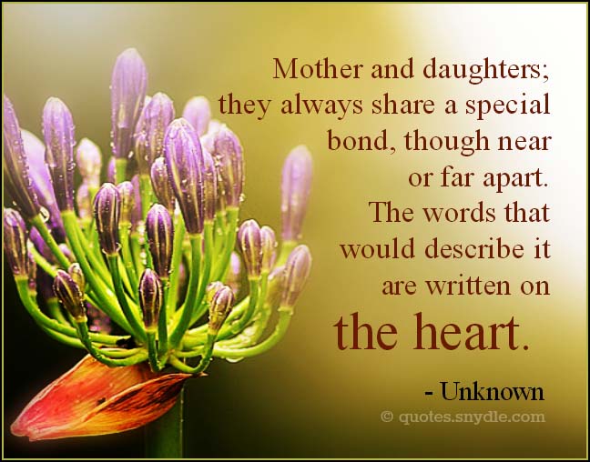 Mother Daughter Quotes with Image – Quotes and Sayings