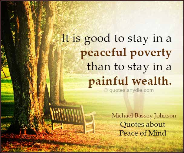 Quotes about Peace of Mind with Pictures - Quotes and Sayings