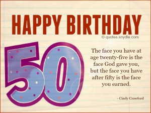 50th Birthday Quotes – Quotes and Sayings