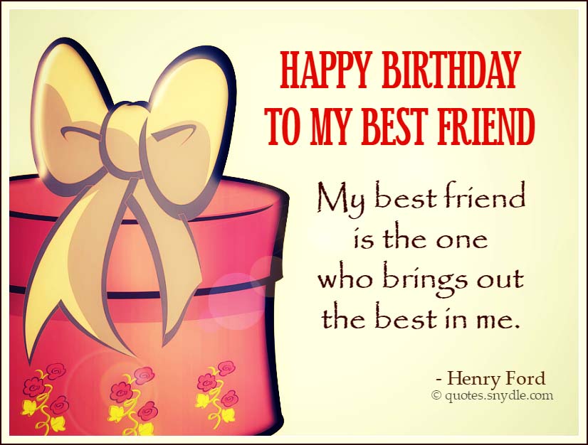 happy birthday quotes for a best friend