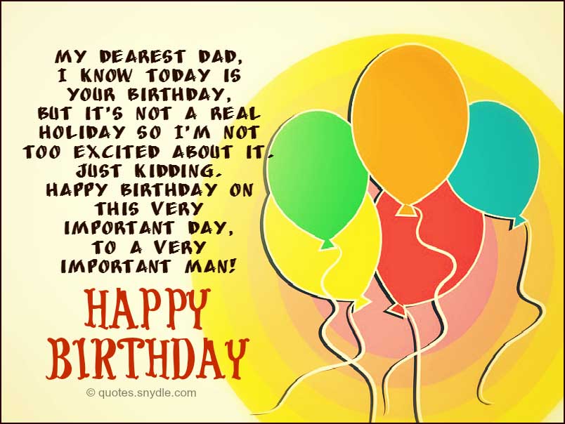 Happy Birthday Dad Quotes – Quotes and Sayings