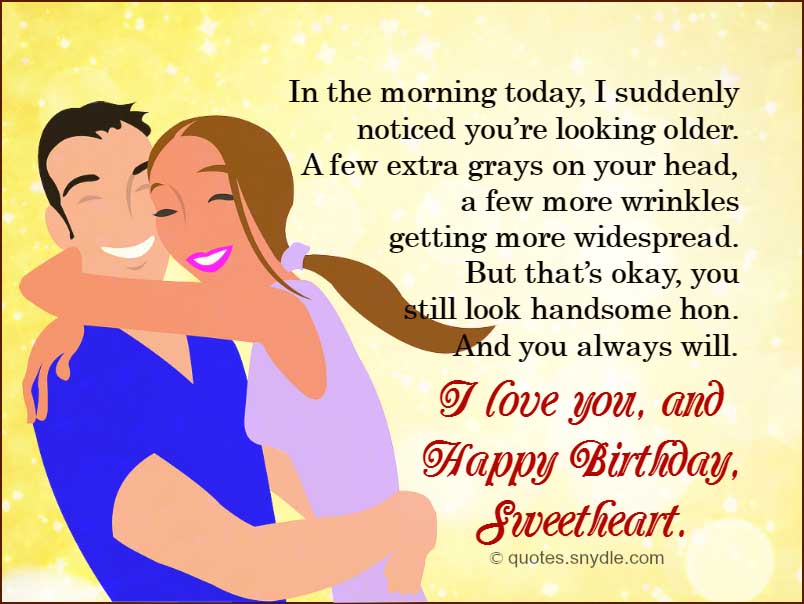 Happy Birthday Wishes For Husband Quotes